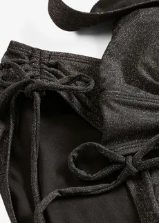 Bikini en matière brillante (ens. 2 pces) • noir/doré • Boutique bonprix