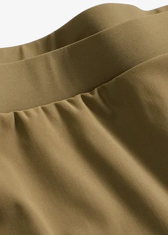 High Waist bikini alsó enyhe formáló hatással • sötét olívazöld • bonprix áruház