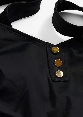 Costum de baie cu năsturei • negru • magazin bonprix