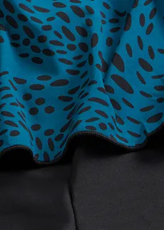 Maillot 1 pièce shorty • pétrole pois noir • Boutique bonprix