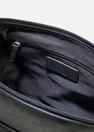 Kabelka Crossbody s dekoratívnym vreckom • čierna • obchod bonprix