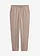 Pantalon élastiqué avec nervures devant, Couleur: taupe