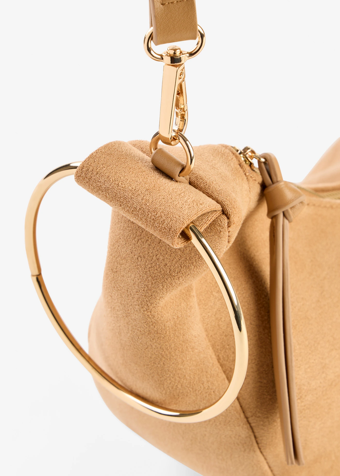 Sac à bandoulière et anses en métal • beige sable • Boutique bonprix