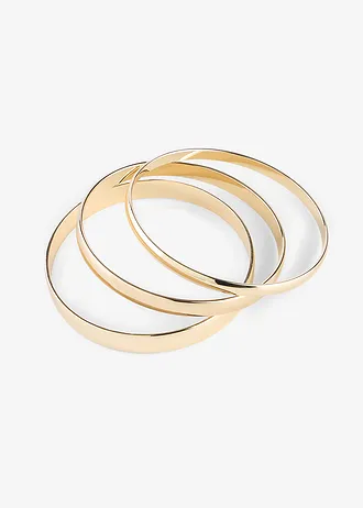 Armband (set van 3), Kleur: goudkleurig