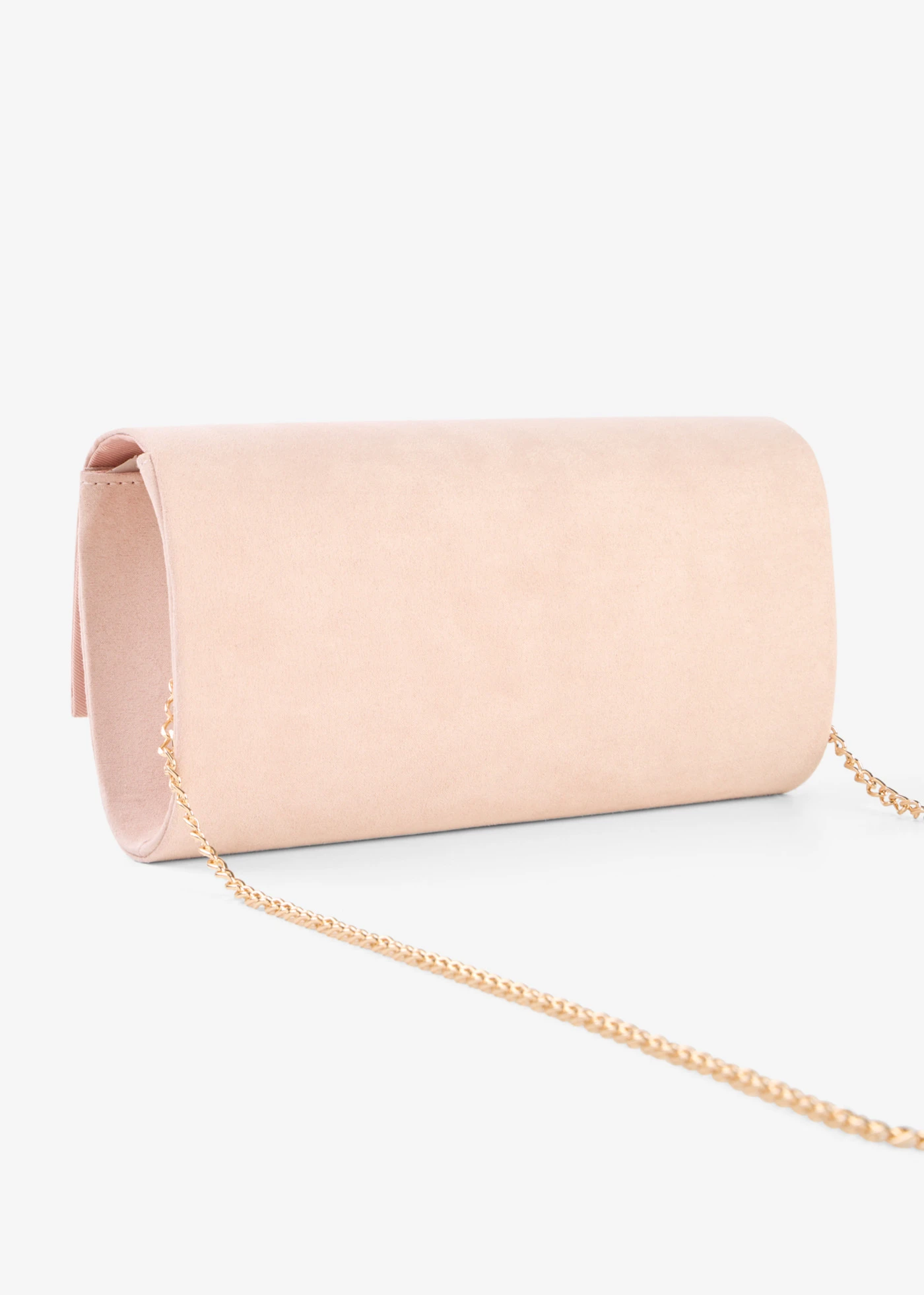Kabelka Clutch s mašľovým detailom • popolovo ružová • obchod bonprix