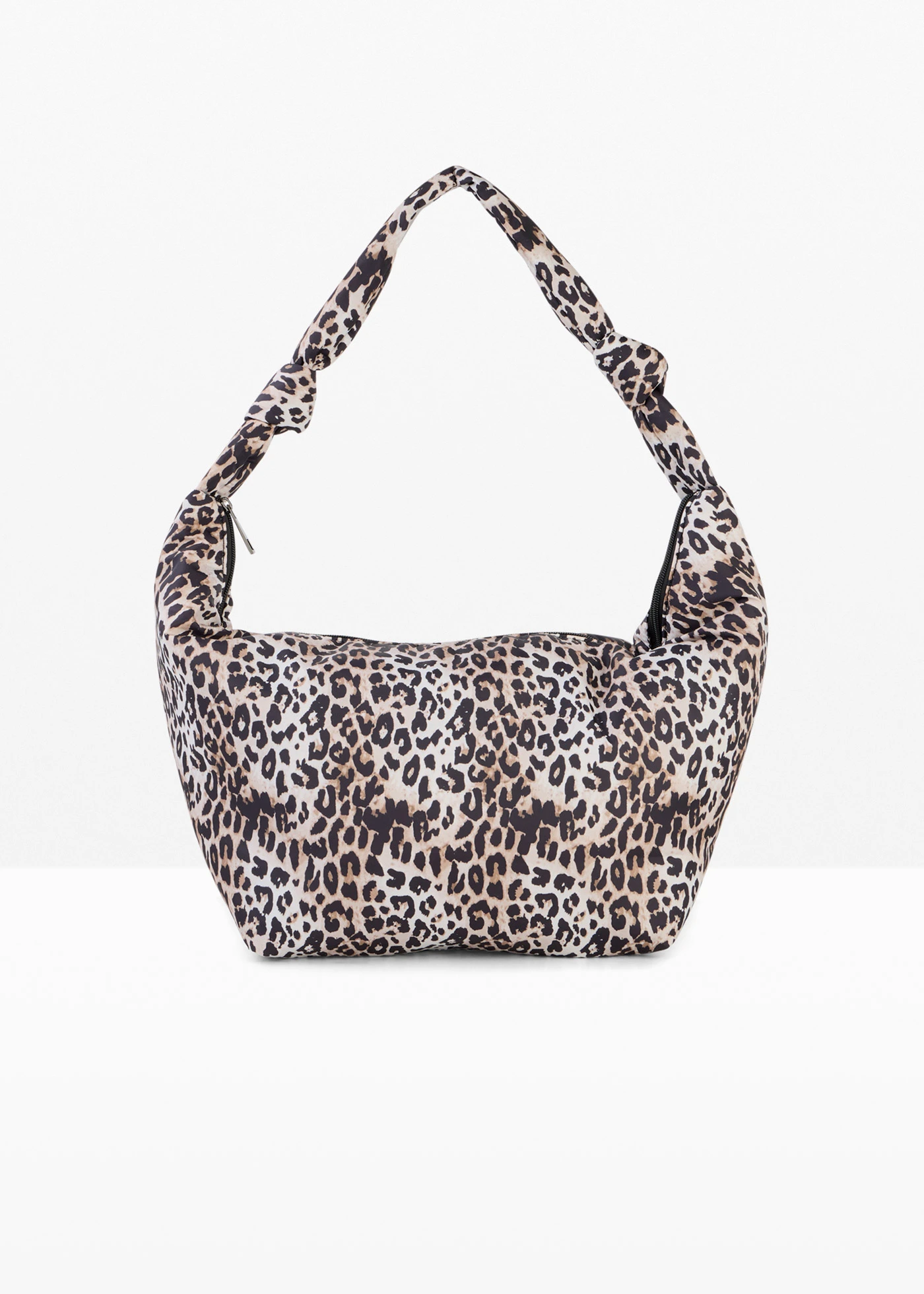 Kabelka Crossbody s leoparďou potlačou • svetlopiesková-čierna-prírodná béžová leopard potlačená • obchod bonprix