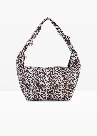 Kabelka Crossbody • svetlopiesková-čierna-prírodná béžová leopard potlačená • obchod bonprix