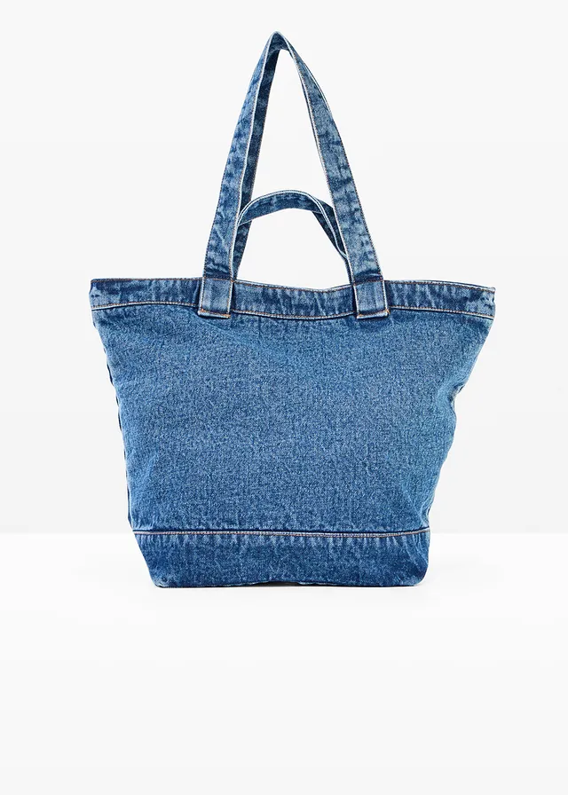 Torba shopper z denimu