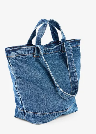 Denim shopper, Kleur: lichtblauw denim