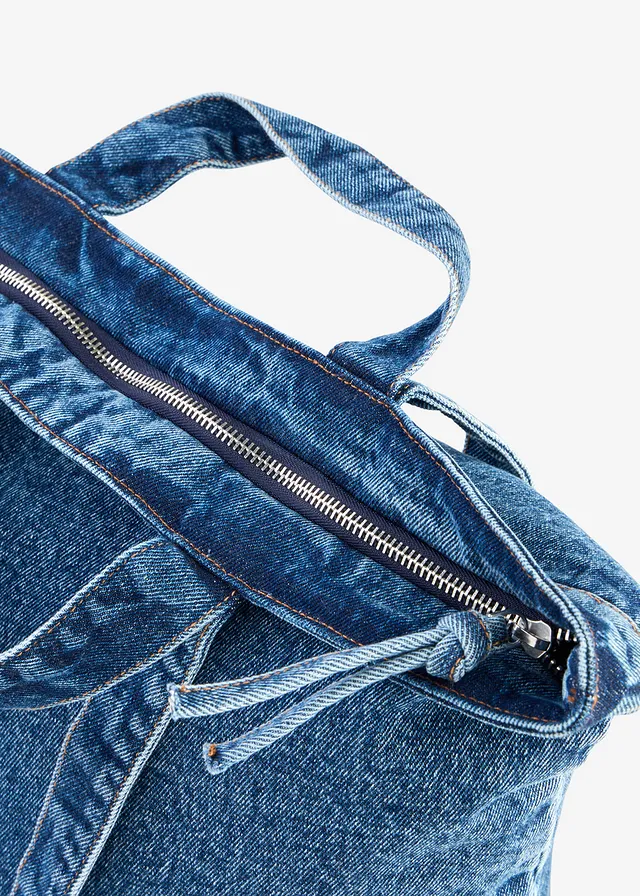 Bevásárló táska, denim • világoskék denim • bonprix áruház