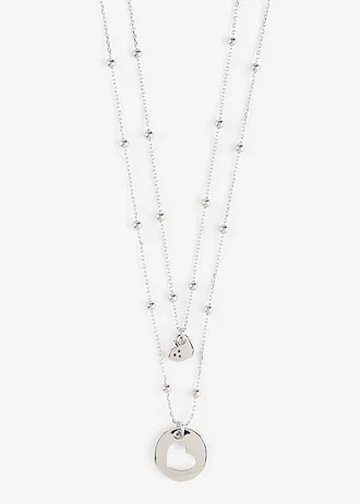 Colliers (ens. 2 pces) avec pendentifs cœurs