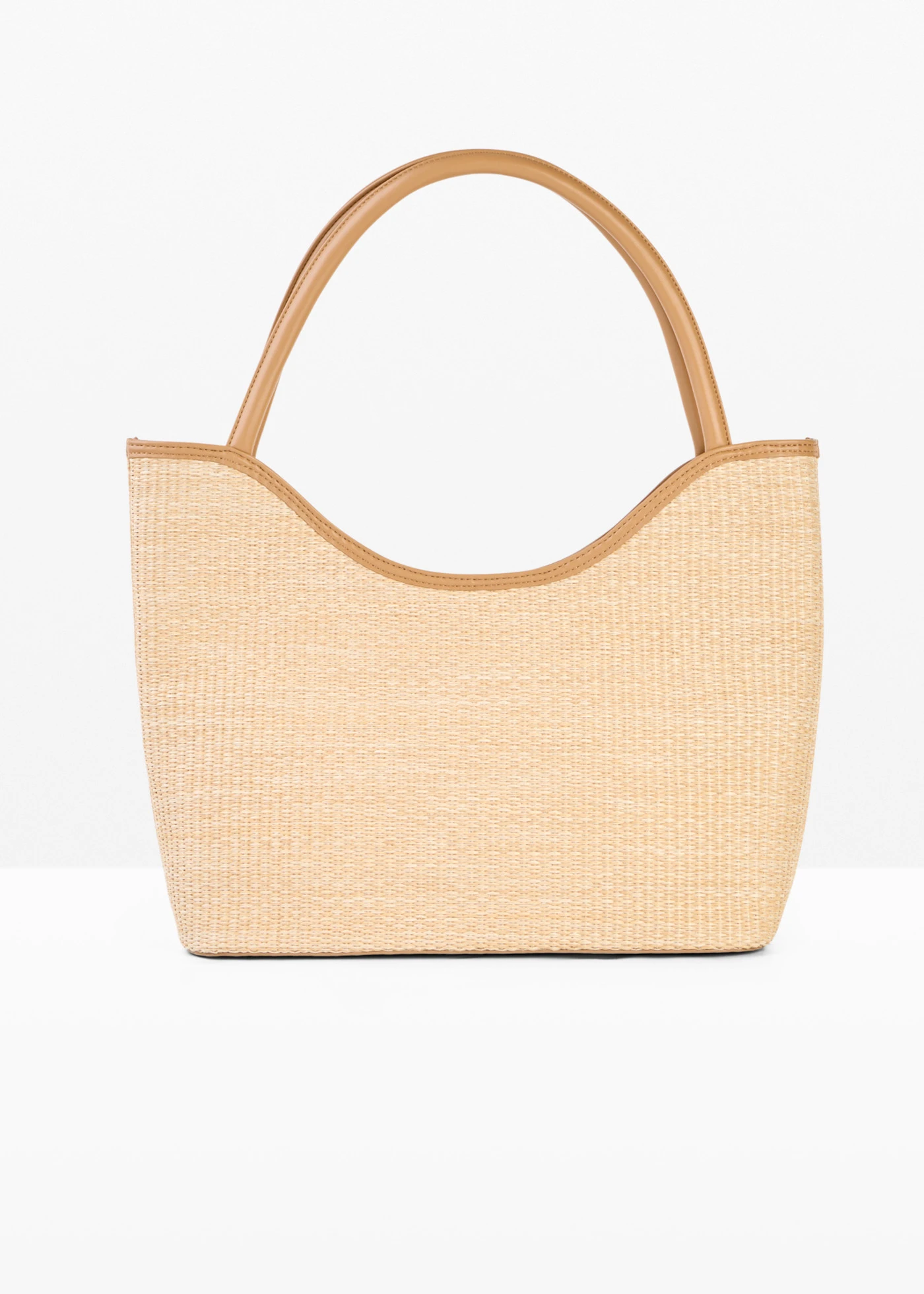Shopper in rieten look • naturel • bonprix online shop