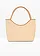 Torba typu shopper w optyce plecionki, kolor: kremowy