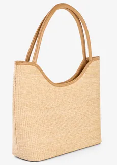 Shopper in rieten look • naturel • bonprix online shop