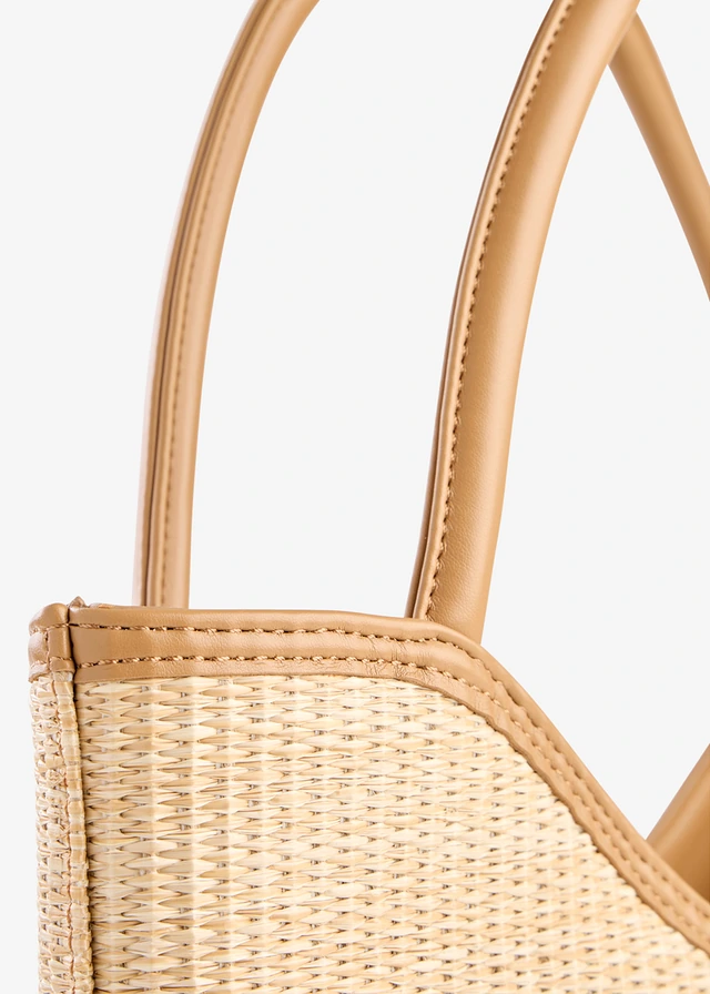 Shopper in rieten look • naturel • product-page.page-title-suffix