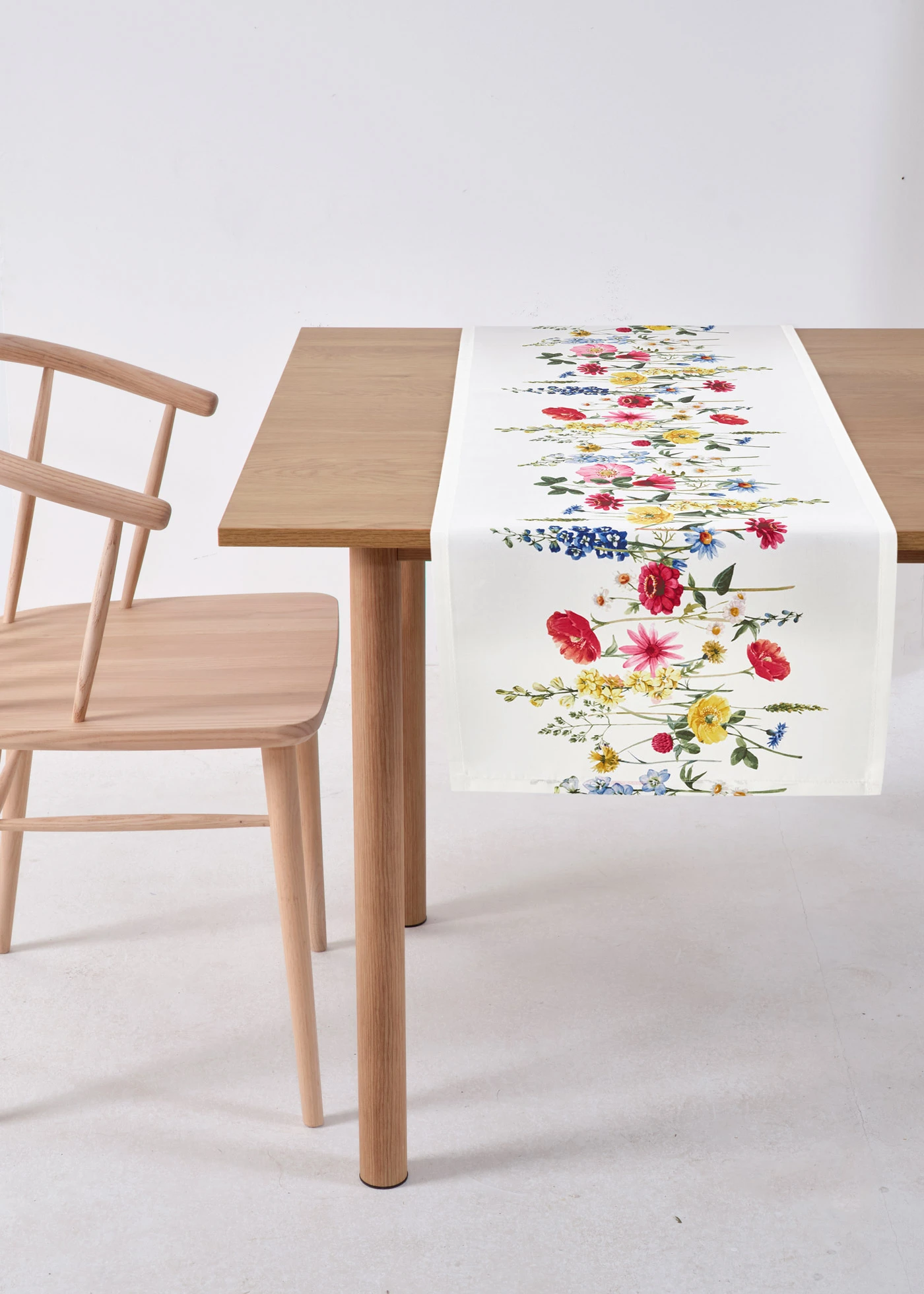 Tafelloper met bloemenprint • meerkleurig wit • bonprix online shop