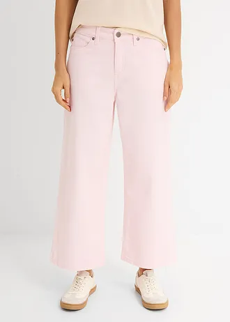 Culotte in een elastische katoenmix, Kleur: lichtroze