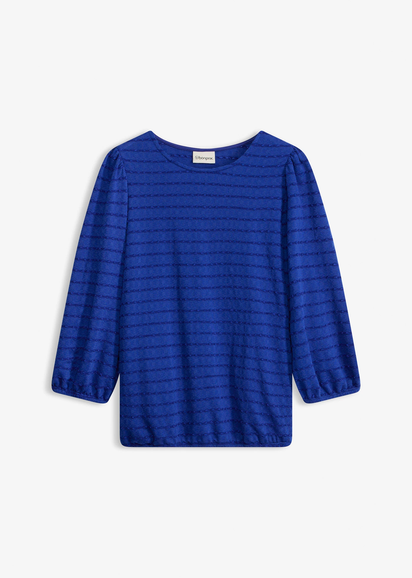 Tunique en jersey texturé • bleu cobalt • Boutique bonprix