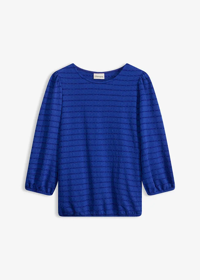 Úpletová tunika se strukturou • kobaltově modrá • bonprix obchod