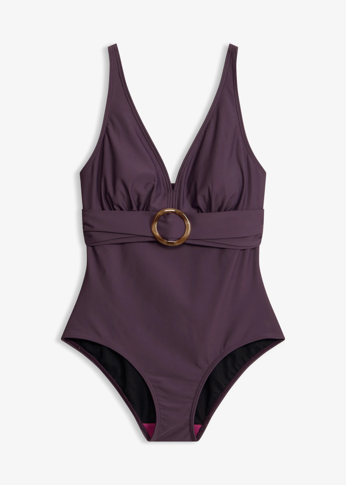 Jednodielne sťahovacie plavky • slivková • obchod bonprix