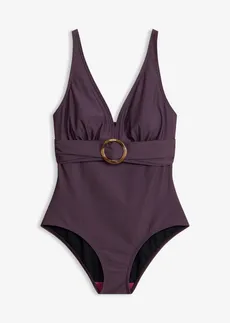 Licht corrigerend badpak met een V-hals