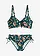 Minimizer bikini met bandjes (2-dlg. set), Kleur: grafische print donker smaragd