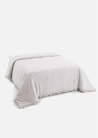 Sprei met ruches • crème • bonprix online shop