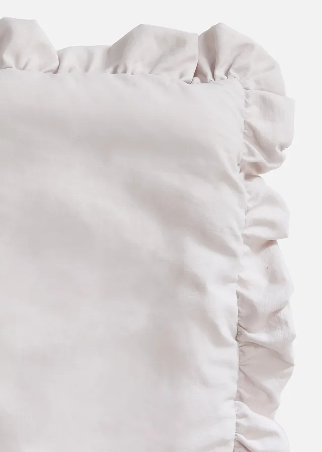 Sprei met ruches, Kleur: crème