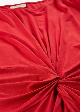 Jersey jurk in een viscosemix • aardbeirood • bonprix online shop