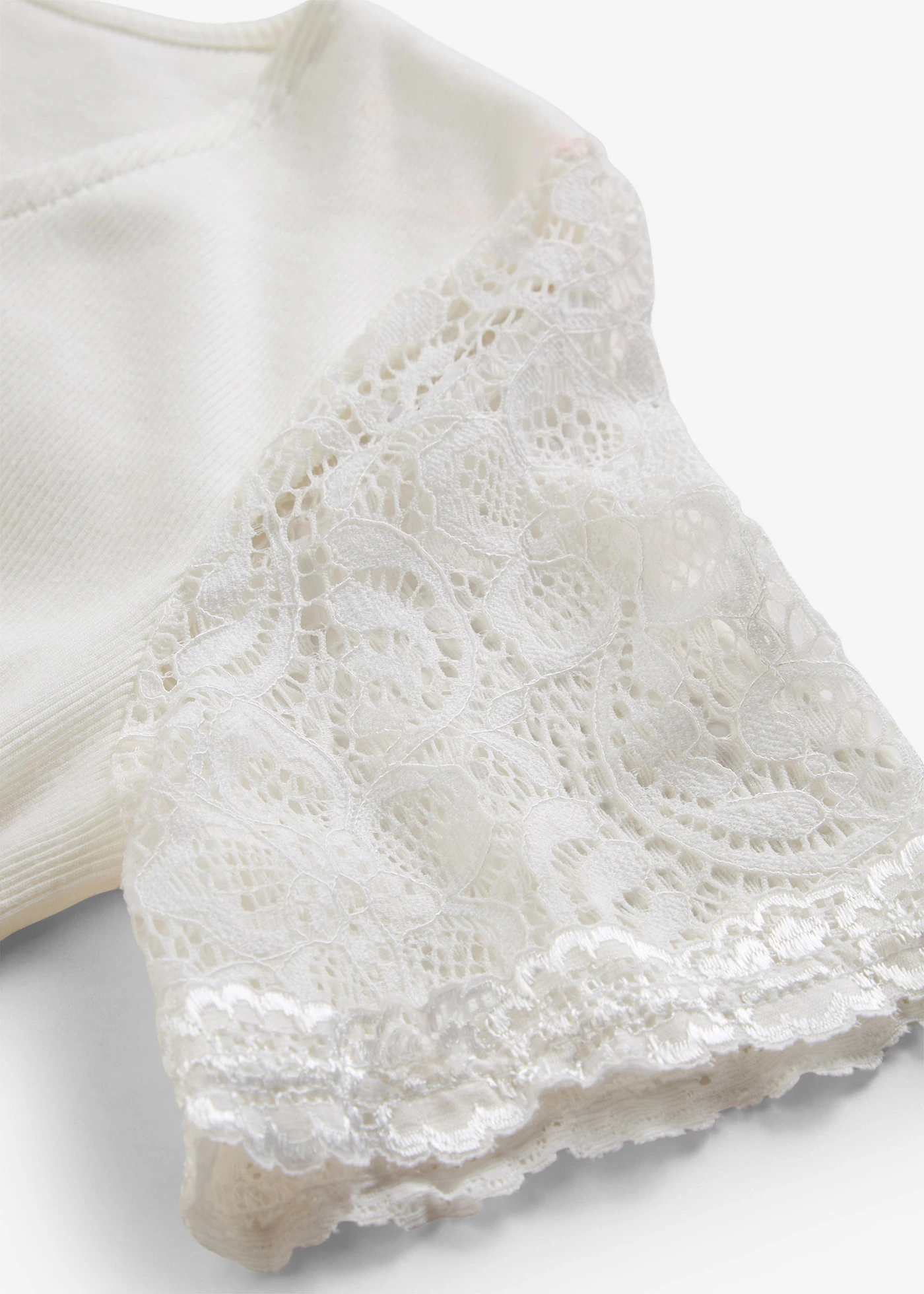 Geribd shirt van katoen • wolwit • bonprix online shop