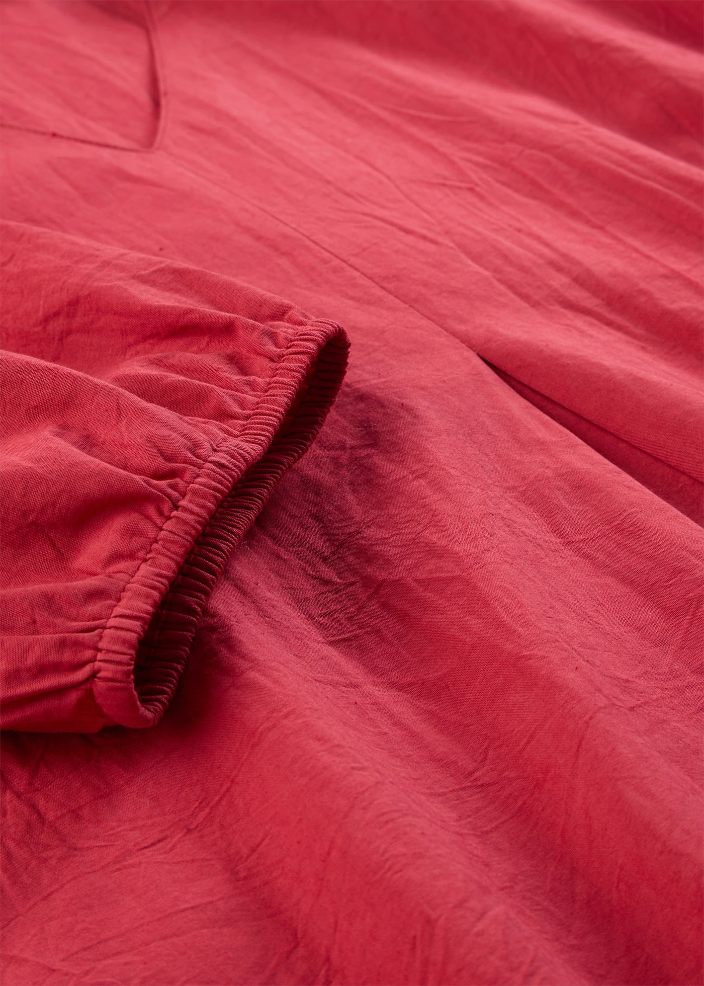 Sukienka midi z czystej bawełny • czerwony wiśniowy • sklep bonprix