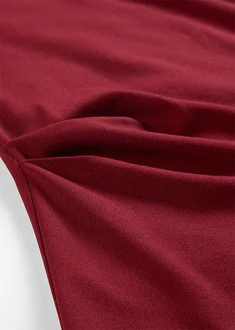 Asymetrický top z materiálu Punto di Roma • rubínově červená • bonprix obchod