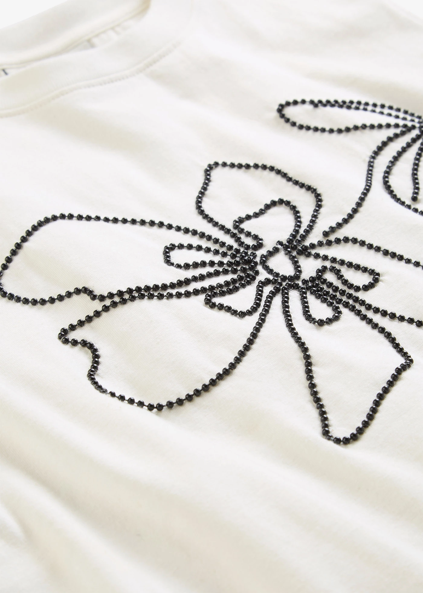 T-shirt en coton extensible • ecru • Boutique bonprix