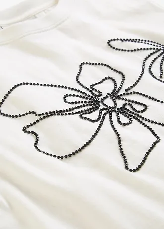 Shirt in een katoenmix • wolwit • bonprix online shop