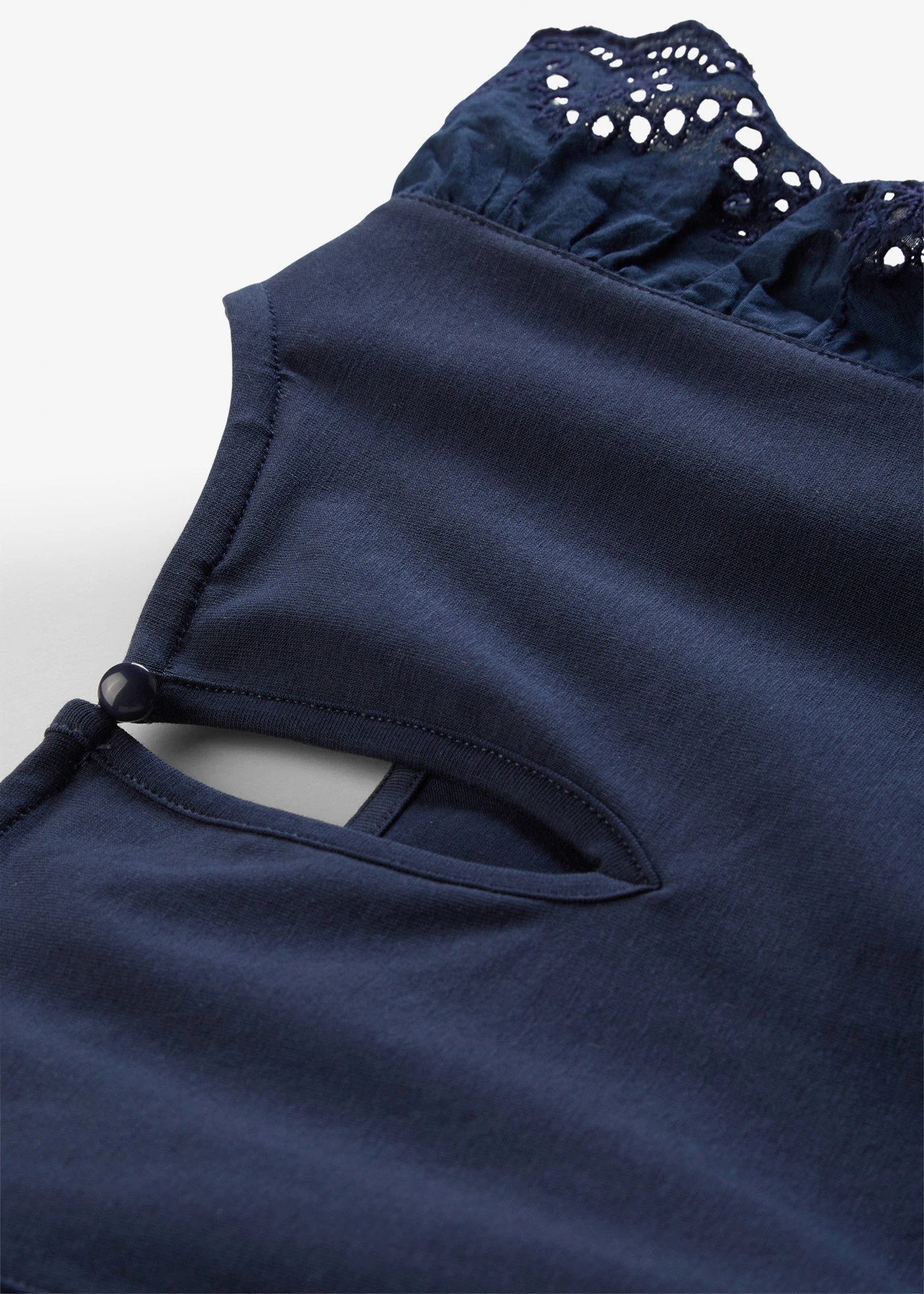 Top en coton extensible • bleu foncé • Boutique bonprix