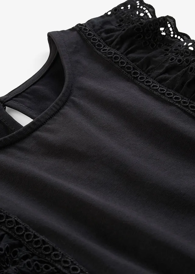 Top en coton extensible • noir • product-page.page-title-suffix