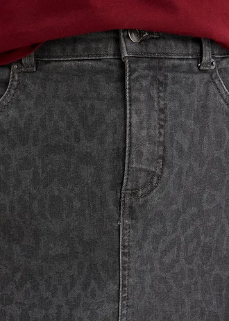 Fustă de blugi • gri denim leo • magazin bonprix