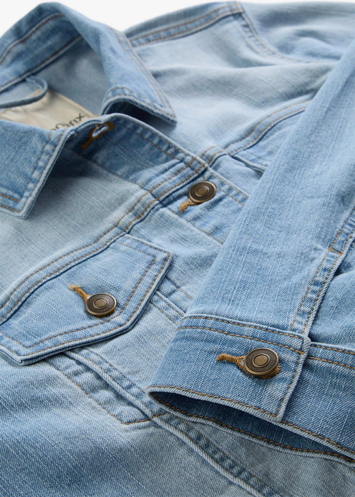 Stretch spijkerjas, basic • ijsblauw denim • bonprix online shop