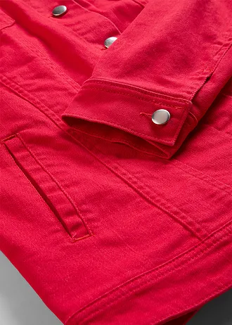 Spijkerjas • rood • bonprix online shop