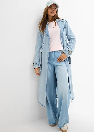 Trench en jean • bleu clair denim • Boutique bonprix