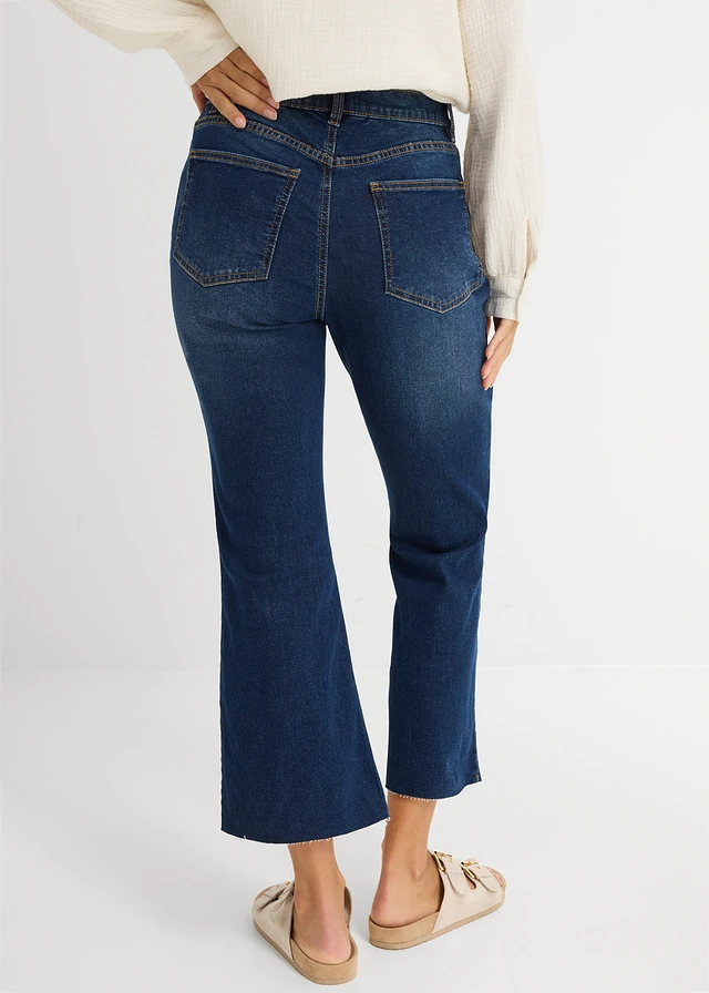 Bootcut jeans high waist, cropped • blauw denim used • product-page.page-title-suffix