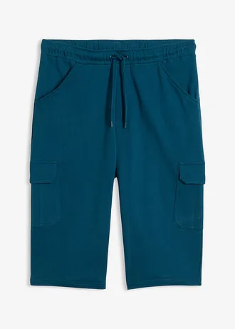 Teplákové bermudy, dlhé, z čistej bavlny, Regular Fit