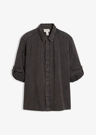 Chemise douce en gaze de coton, Couleur: noir