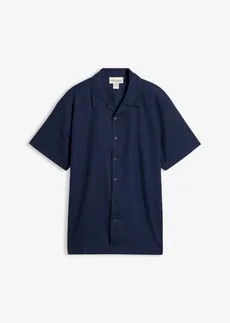 Chemise manches courtes légère, ample • bleu foncé • Boutique bonprix