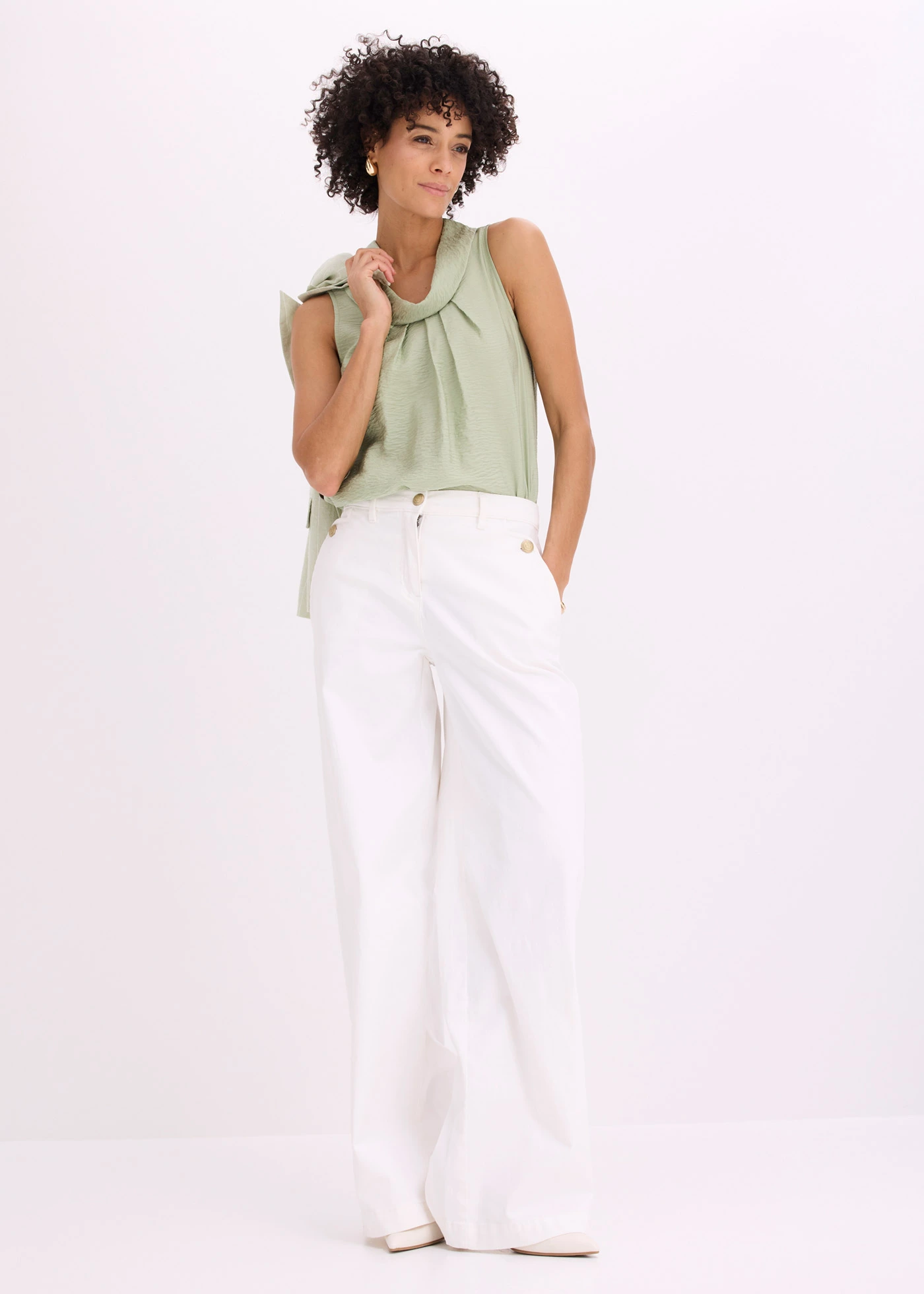 Blouse sans manches • vert pâle • Boutique bonprix