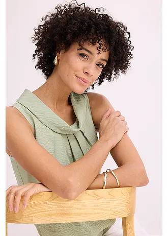 Blouse sans manches • vert pâle • Boutique bonprix