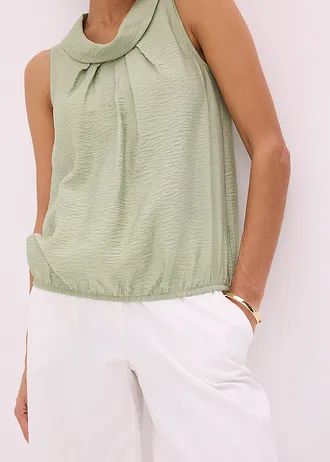 Blouse sans manches • vert pâle • Boutique bonprix