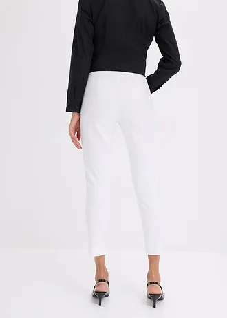 7/8 broek van bengaline • wit • bonprix online shop