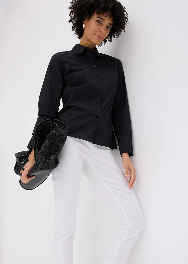 7/8 broek van bengaline • wit • product-page.page-title-suffix