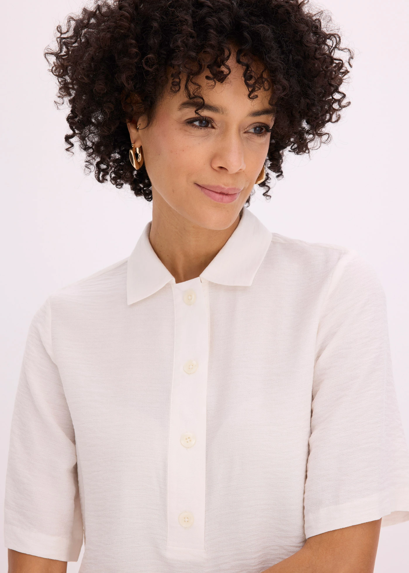 Tuniek licht transparant • wolwit • bonprix online shop